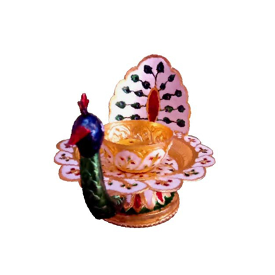 Peacock Dhoop Stand