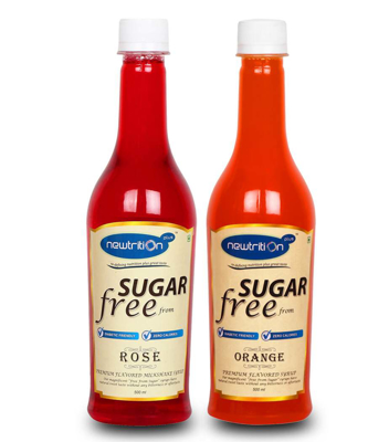 Rose and Orange Sugar Free Syrup