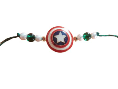Captain America Rakhi_Jain Marketplace