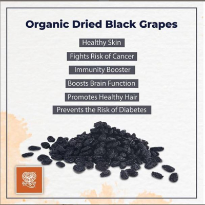 BLACK DRIED GRAPES