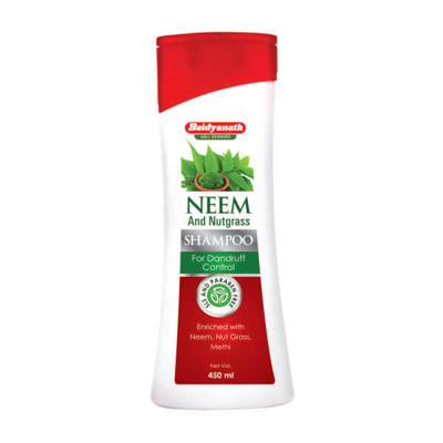 Picture of BAIDYANATH NEEM AND NUTGRASS SHAMPOO - 450 ml