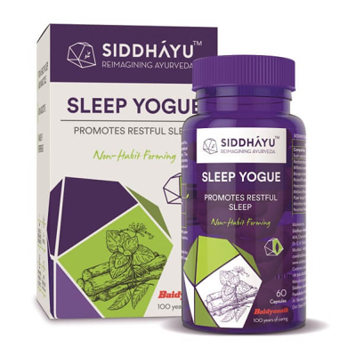 Picture of SIDDHAYU SLEEP YOGUE CAPSULES |PROMOTES RESTFUL SLEEPS - 60  CAPSULES