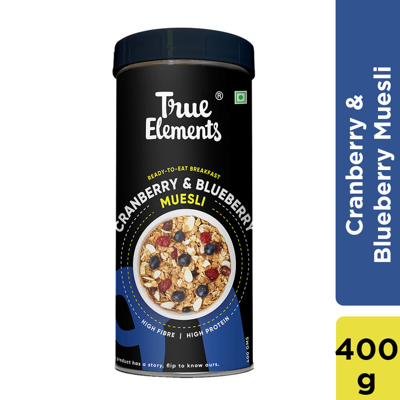 Picture of True Elements Cranberry And Blueberry Muesli - 400g