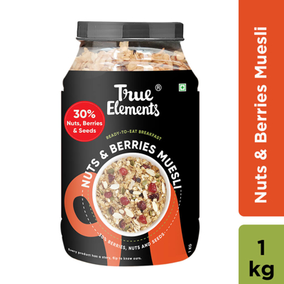Picture of True elements crunchy nuts and berries muesli 1000gm