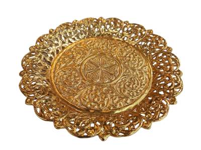 Picture of Heavy Nakshi Plate - Size: 5.5"- 120gm