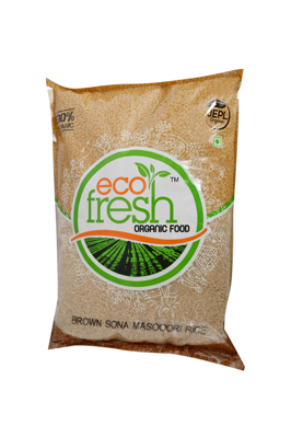 Picture of Ecofresh Rice Sona Masuri Brown - 5kg