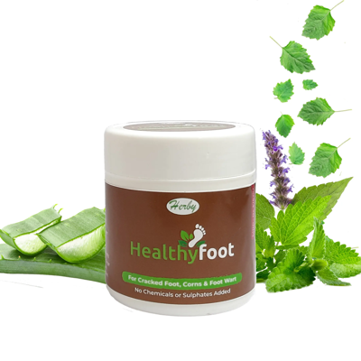 Picture of Healthy Foot - Herbal Gel for Corns, Warts & Cracked Feet - 100gm