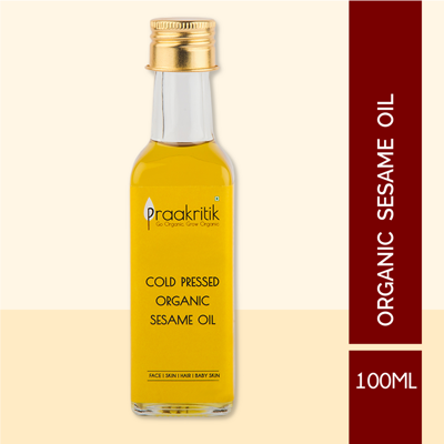 Picture of Praakritik Organic Cold Pressed Sesame Oil - 100 ml