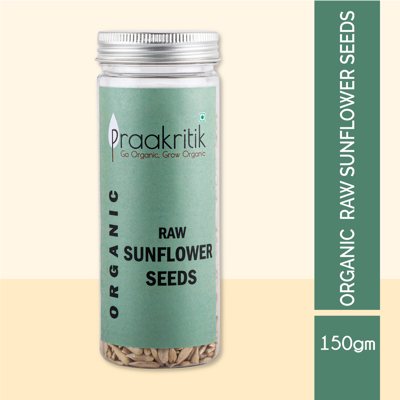 Picture of Praakritik Organic Sunflower Seeds Raw  - 150gm