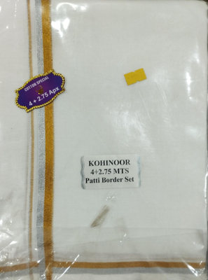 Picture of Kohinoor Patti Border Samayik jod - 500 Gm
